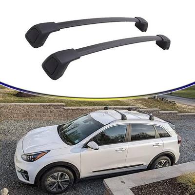 Upgraded Cross Bars Fit for Kia NIRO EV NIRO Plug-in Hybrid 2017 2018 2019 2020 2021 2022 Roof Rack Aluminum Cargo Bar Carrier Rooftop Luggage Crossbars