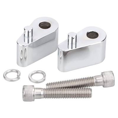 Chrome Motorcycle Floorboard Outward Extension 1" Spacer Kit Fit for Harley Touring Road King Street Road Electra Glide Ultra Classic FLHT FLHTC FLHTK 1986-2023