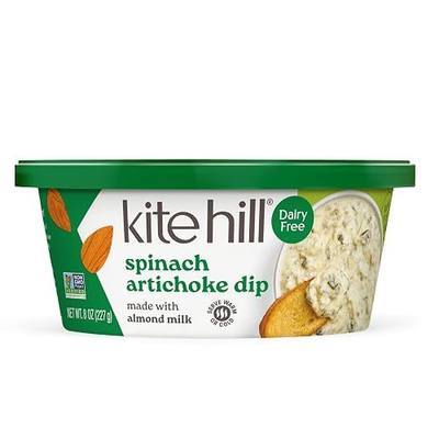 Kite Hill, Dip Spinach Artichoke, 8 Ounce