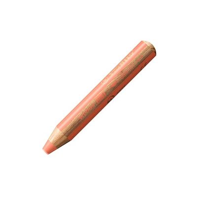 STABILO - woody 3-in-1 - Multi-Talented Pencil - Pack of 6 - Assorted Pastel colors with Sharpener