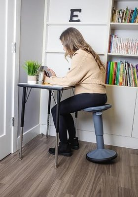 Adjustable Wobble Stool - Wobble Chair Middle and High School Students - Flexible Seating for Classrooms - Adjusts from 17" - 23"
