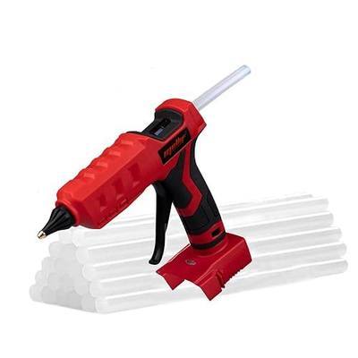 Cordless Hot Glue Gun Compatible with Milwaukee 18V Battery(Tool Only), Handheld Electric Power Glue Gun Full Size for Arts & Crafts & DIY with 20 0.43" Glue Sticks
