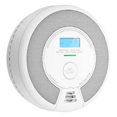 X-Sense Smoke Detector Carbon Monoxide Detector Combo, SC07, 1-Pack | 10-Year Sealed Battery (Not Hardwired), 2-in-1 Smoke & CO Detection, LCD Display, UL 217 & UL 2034 Certified