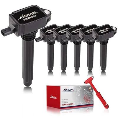 Set of 6 Ignition Coil Pack Compatible with Avenge Charger Durango RAM 1500 Jeep Dodge Grand Cherokee Grand Caravan Chry Town & Country Wrangler Routan 3.6L V6 Challenger| Replace# UF648
