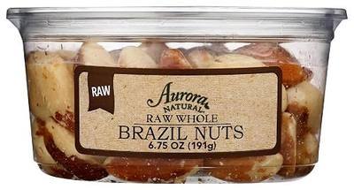 Aurora Products Raw Whole Brazil Nuts, 6.75 OZ