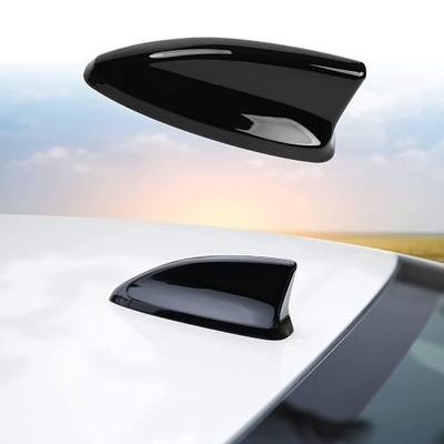 Thenice Car Antenna Shark Fin Cover for Honda Civic 2022-2026 -Black | Compatible with Honda Accord CR-V 2023-2026 11th Gen Civic Exterior Antenna Topper Decoration Accessories, piano black