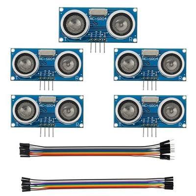 HC-SR04 Ultrasonic Module Distance Sensor fit for Arduino UNO MEGA Nano Robot XBee ZigBee (Pack of 5 pcs)