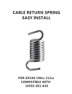 YAMAKATO GX160 Predator 212cc 196cc Governor Rod Throttle Return Spring Kit | Carburetor Linkage Cable Control Link Kit for Honda & Clone Ct200u Bt200x GX200 GX120 GX 160 212