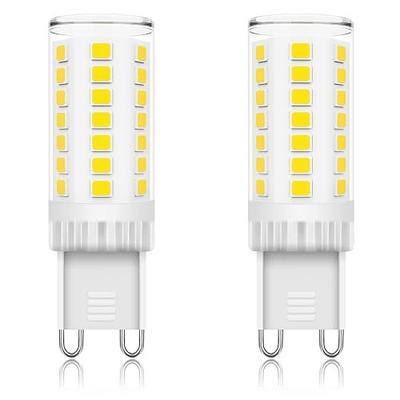 G9 LED Bulb Dimmable for W10709921 Whirlpool Microwave Oven, Daylight White 6000K, Compatible with K-itchenaid Jenn-air Whirlpool Ma-ytag, 25W 40W Microwave Light Bulbs Replace for W10112515 (2 Pack)