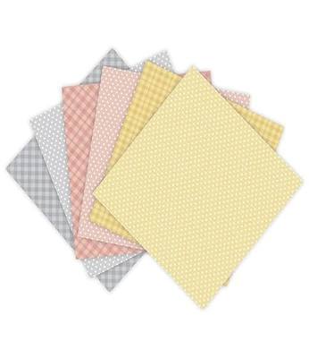 24 Sheets 6"x6" Pink Spring Scrapbook Paper - Single-Sided Pattern Decorative Paper | Scrapbook Supplies & Card Making Supplies for DIY Album, Hand Account & Travel Diary Craft Projects