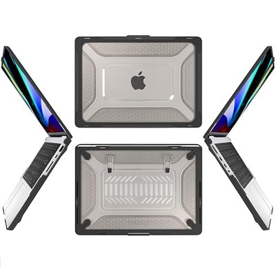 Batianda Extreme Heavy Duty Case for MacBook Pro 14 inch 2026-2021, Black