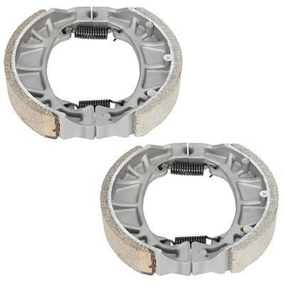 YOXUFA Mini Bike Rear Drum Brake Shoes Replacement for Coleman Minibike CT200U BT200X CT200U-EX Baja Warrior MB200 Predator 212cc CRF70 GY6 49cc 50cc Scooter Moped ATV CG125 105mm Brake Pads Parts