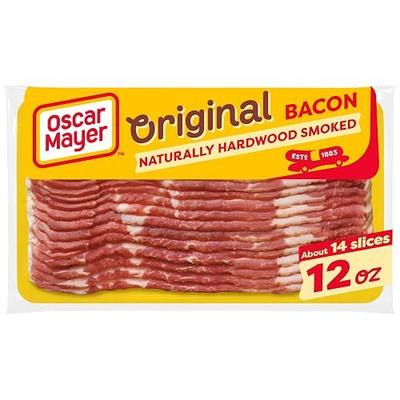 Oscar Mayer Original Naturally Hardwood Smoked Bacon, 12 oz Pack