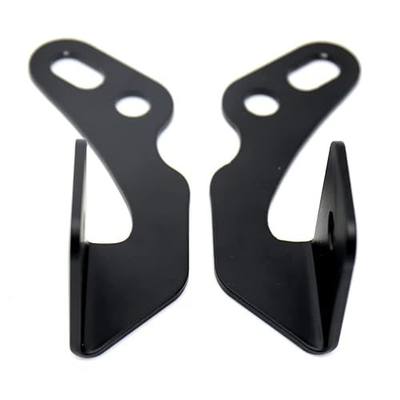 UTV Pod Light Brackets LED A-Pillar Light Mount for Polaris RZR XP 1000/RZR 900/800 Rust-Proof Cube Metal Side Mounting Bracket (2 Pack)