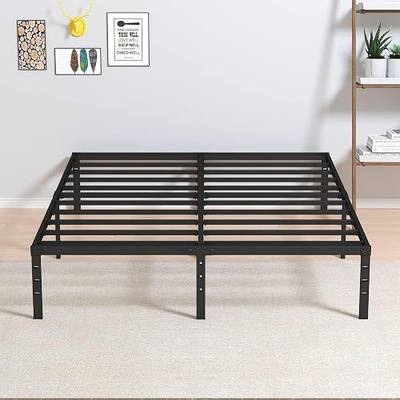 Maenizi 14 Inch Bed Frame Queen Size Heavy Duty Support Up to 3000 lbs | Queen Platform Metal Bed Frame No Box Spring Needed, Easy Assembly, Noise Free, Black