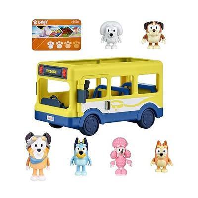 Bluey Bus + Mates, 2.5-3 inch Figures | Amazon Exclusive