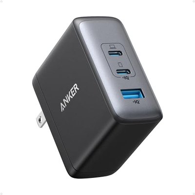 Anker Nano 100W MacBook Charger, 3-Port Fast Compact GaN USB Charger Block for MacBook Pro/Air, Pixelbook, ThinkPad, Dell XPS, iPad Pro, iPhone 17 Series, Galaxy S23,and More (Black, 1 Pack)