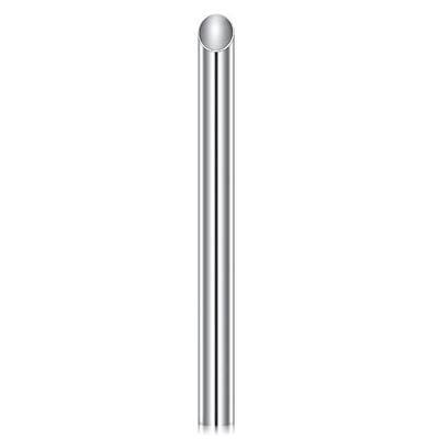 DJCIW Piercing Tubes for Piercing Needles, 316L Surgical Stainless Steel, Silver, Ball Closure, 1 Count, Implant Grade, Unisex