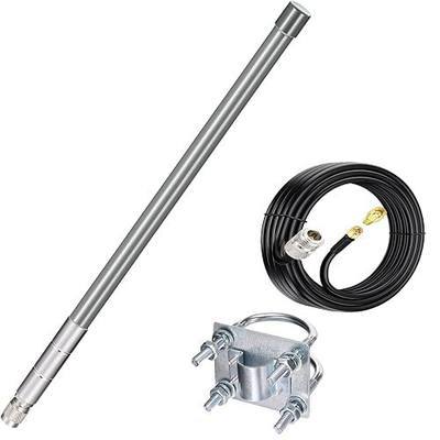 Bingfu 915MHz Helium HNT Lora Antenna 3dBi - 10ft ALSR240 Low Loss Cable - Compatible with Nebra Bobcat 300 Cal-Chip RAK V2 Syncrobit SenseCAP M1 Helium HNT Miner Hotspot Gateway