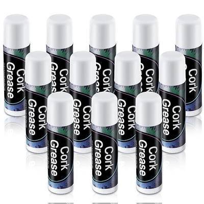 12 Pieces Cork Grease for Saxophone Clarinet Flute Grease Lubricant Tube Cleaning and Care Product for Saxophone Clarinet Flute Supplies