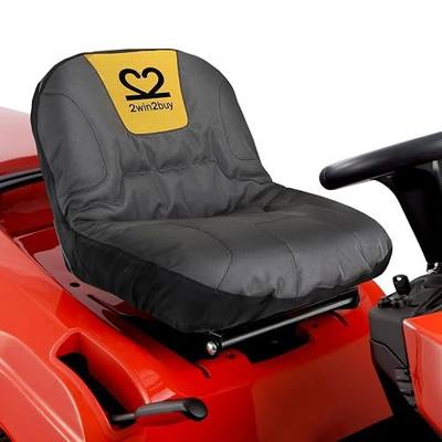 Riding Lawn Mower Seat Cover 600D Non Slip Tractor Seat Cover with Padded | Heavy Duty Seat Covers Universal Fits for Craftsman, Cub Cadet, Kubota, Troy Bilt and More, Padded Cushion, Non Slip Rubber