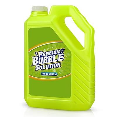 Bubble Solution Refill - 70 OZ Premium Bubbles Refill for Bubble Machine, Wand, Gun, Blower at Easter, Valentine Bubbles Party Favors - Toy Bubbles for Kids Toddlers Boys Girls