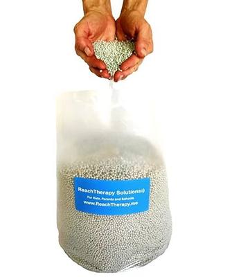 ReachTherapy Solutions))) Extra Heavy Poly Pellets | 5 lbs | for Weighted Blankets Cornhole Shooting Bags Stuffing Beads for Gun Rests & Draft Stoppers
