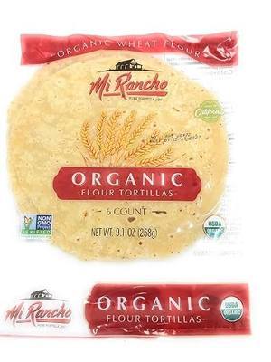 Mi Rancho Organic Flour Tortillas, 9.1 OZ