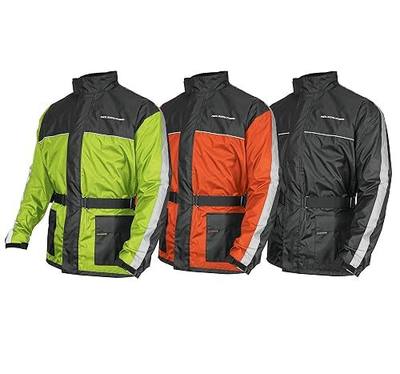 Nelson Rigg Solo Storm Rain Jacket, Waterproof, Breathable, and Packable (Hi-Vis Yellow/Black, Large)