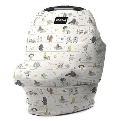 Milk Snob Original Star Wars 5-in-1 Cover, Precious Padawans, Privacy for Breastfeeding, Baby Car Seat, Carrier, Stroller, High Chair, Shopping Cart, Lounger Canopy - Newborn Essentials, Nursing Top | Added Privacy for Breastfeeding, Baby Car Seat, Carrier, Stroller, High Chair, Shopping Cart, Newbo