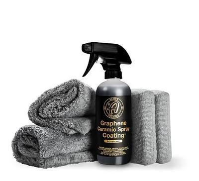 Adam's Advanced Graphene Ceramic Spray Coating Kit - 18+ Months Sprayable Graphene Oxide Ceramic Coating for Cars, Boats, RV's & Motorcycle - Adds Extreme Gloss, Depth, Shine & Protection