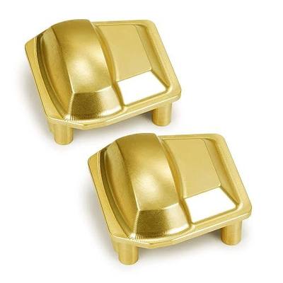 RCLions 2pcs Brass Diff Cover,Front Rear Axle Housing Case for Axial SCX6 AXI05000 1/6 RC Crawler Car Upgrades