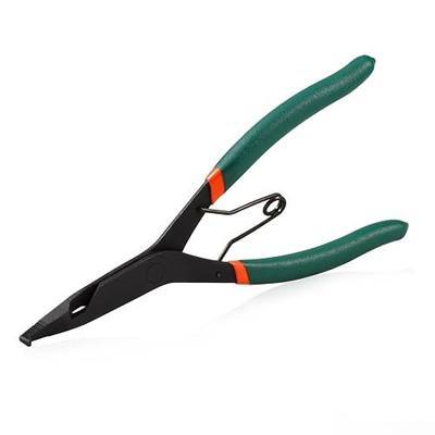 SPEEDWOX 9 inch Angle Tip Lock Ring Pliers for Transmission, Special Circlip Plier with Hole Angle Tip Retaining Ring Pliers Flat Nose Retaining Ring Pliers with Black Oxide Finish Ring Opening