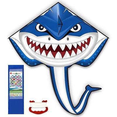 Kite for Kids Ages 4-8 8-12 & Adults, Shark & Dragon & Unicorn & Butterfly Kites Flying Toys, Easy to Fly Big Kite with 328FT String Easter Gift for Boys Girls Beach Park Outdoor Party Activities