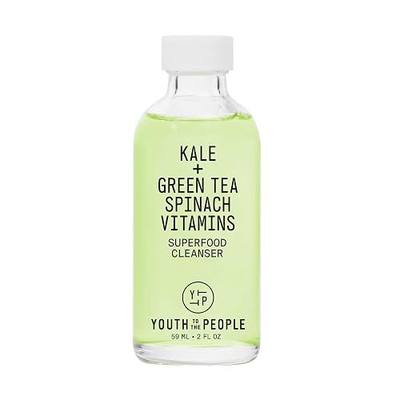 Youth To The People Superfood Facial Cleanser - Kale + Green Tea Daily Face Wash, Gently Removes Makeup, SPF, and Oils, Soothing Antioxidants for Glowing Skin, pH Balance, Clean Pores, Refillable