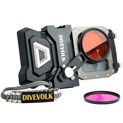 DIVEVOLK SeaTouch 4 MAX Plus Filter Kit for iPhone 12/12 Pro/12 Pro Max/13/13 Pro/13 Pro Max/14/14 Pro/14 Pro Max/15/15 Pro/16Pro/16Pro Max