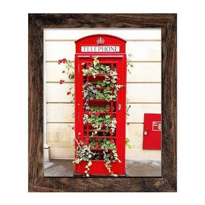 SESEAT 8x10 Picture Frame Rustic Brown, Display Pictures for Wall and Tabletop, 1 Pack