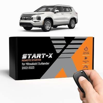 Start-X Car Remote Starter Kit for Mitsubishi Outlander (2022-2023) | Push-to-Start Vehicles Only | Plug & Play Install | Zero Wire Splicing | Use Your OEM Key Fob | DIY System