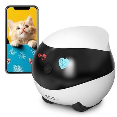 Enabot EBO SE Home Robot Camera: 1080P Mobile FamilyBot Pet Companion | Whole-Home Mobility, Two-Way Talk, Night Vision, Local Storage, Auto-Recharge, Long Distance Gift for Family/Pet