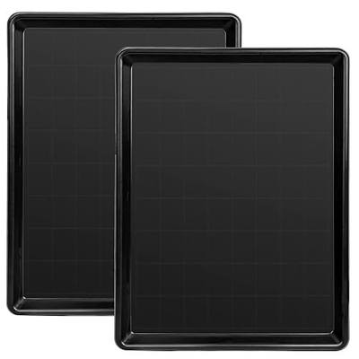Confote 2 Piece 32inch Replacement Pan for Dog Crate - Plastic Bottom Pan, Multi-Purpose Boot Mat, Indoor/Outdoor Waterproof Shoe Tray, Floor Protection, Dog and Cat Food Bowls