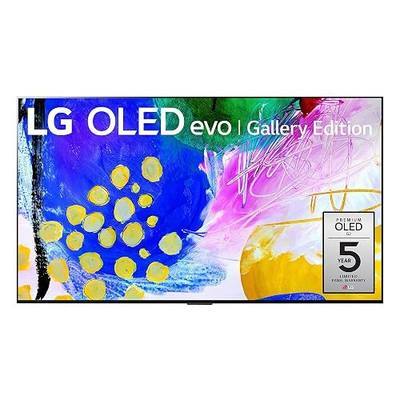 LG 55-Inch Class OLED evo Gallery Edition G2 Series Alexa Built-in 4K Smart TV, 120Hz Refresh Rate, AI-Powered, Dolby Vision IQ and Atmos, WiSA Ready, Cloud Gaming (OLED55G2PUA, 2022)