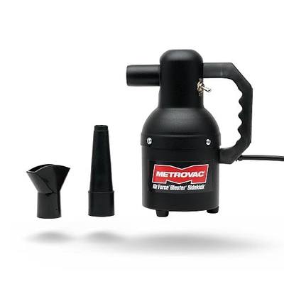 METROVAC SK-1-25 Sidekick Blower System - Heavy Duty Car & Motorcycle Cleaner, Dryer - Powerful Compact Air Duster - Portable Car Cleaning Supplies w/ 1.3 Peek HP 120V