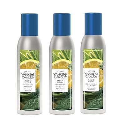 Yankee Candle Concentrated Air Freshener Room Spray, Odor Eliminator for Home, Bathroom, Sage & Citrus, 1.5 Oz (Pack of 3)
