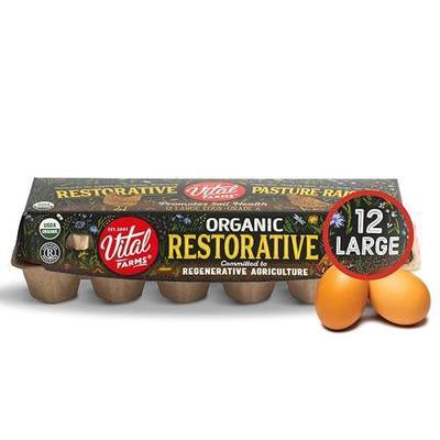 Vital Farms, Restorative Pasture Raised Eggs, 12 Count