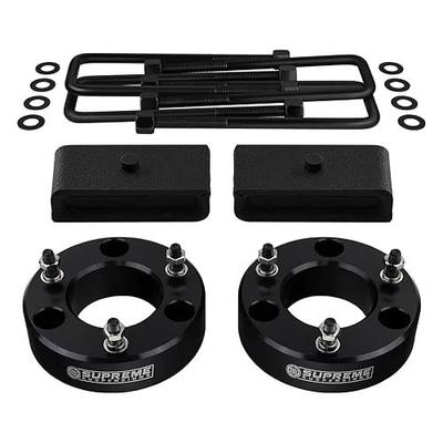 Supreme Suspensions - 3" Front + 1.5" Rear Lift Kit for 2019-2023 Chevrolet Silverado and GMC Sierra 1500 6-Lug 2WD/4WD Full Suspension Lift Kit (Black)