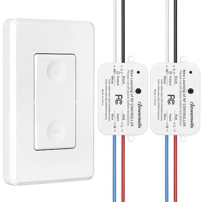 DEWENWILS Wireless Light Switch and Receiver Kit Remote Control Wall Switch