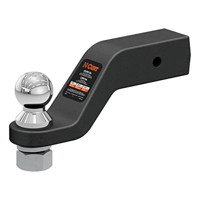 CURT 45372 Forged Trailer Hitch Mount with 2-5/16-Inch Ball, Fits 2-1/2-Inch Receiver, 20,000 lbs, 4-in Drop