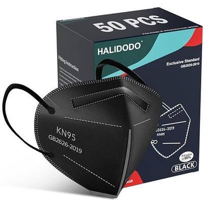 Face Mask 50 Pack Breathable 5-Layer Filter Efficiency≥95%