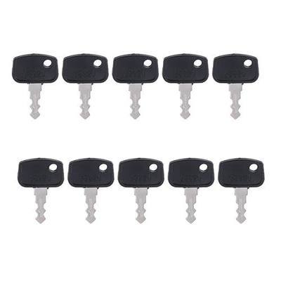 10PCS Ignition Keys 68920 PL501-68920 for Kubota Buggy RTV 500 900 B26 BX1860 BX2360 ZD321 ZD323 Cart Truck Tractor Mower