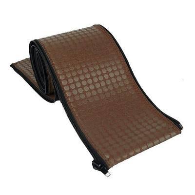 Rail Runners Pool Handrail Covers with Zippers | 8 ft x 1.9 inch Diameter Durable Nylon Sleeves | Slip-Resistant Pool Railing Covers | Keeps Railings for Inground Pools Cool & Comfortable | Brown